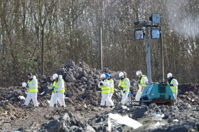 Search at Milton site