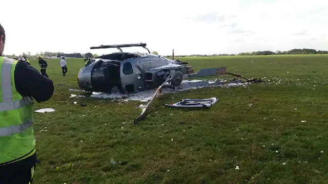 Helicopter crash