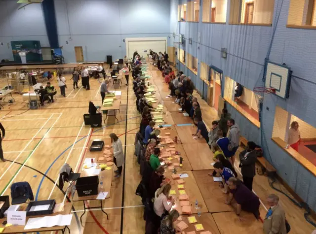 Counting in western Cardiff