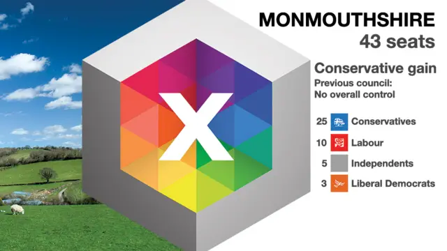 Monmouthshire results graphic