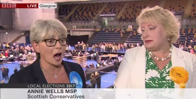 Conservative MSP Annie Wells and Lib Dem Katy Gordon