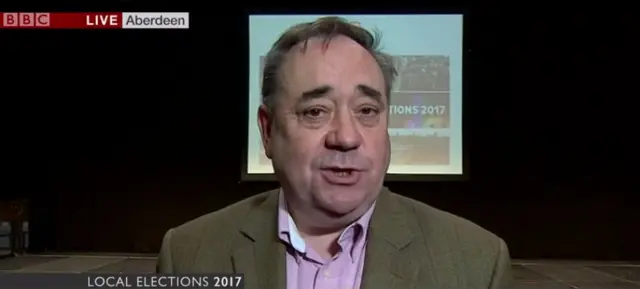 Former SNP First Minister Alex Salmond