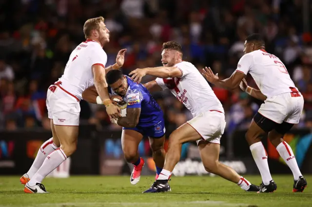 England tackle Samoa's Mata'utia