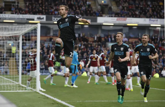 Craig Dawson celebrates his birthday goal