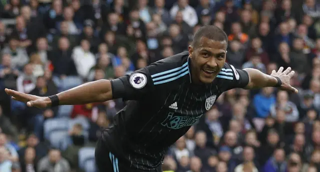 Salomon Rondon celebrates