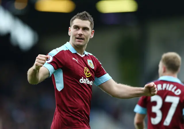 Sam Vokes celebrates scoring again