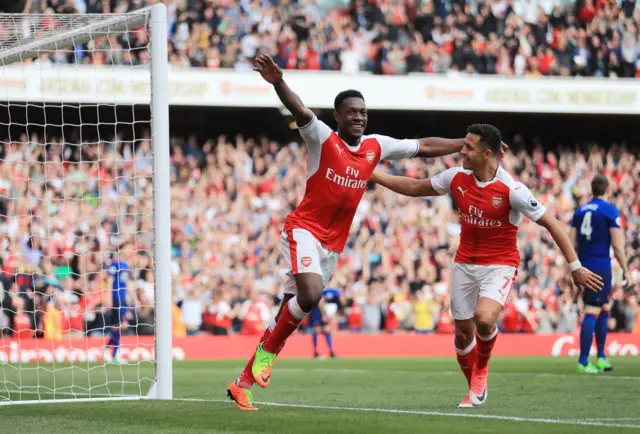 Welbeck celebrates