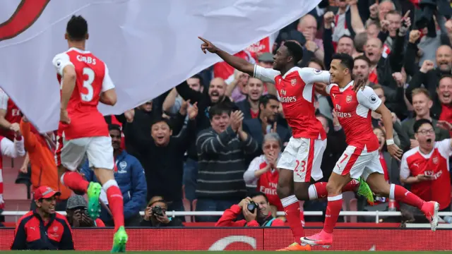 Arsenal celebrate