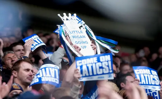 Wigan Athletic fans