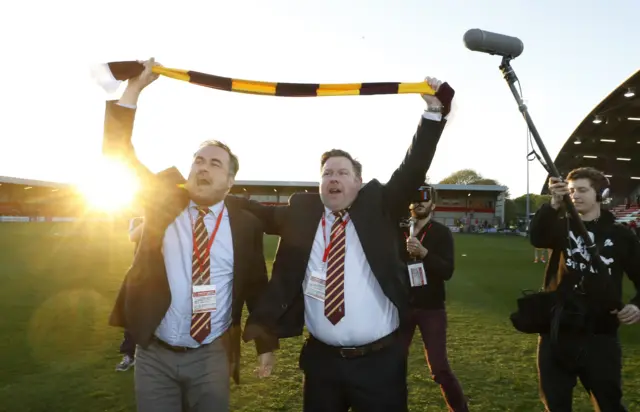 Bradford City celebrations