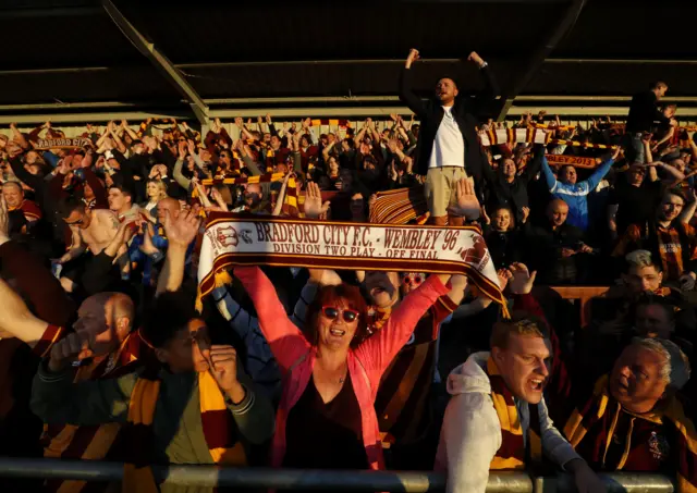 Bradford City celebrations