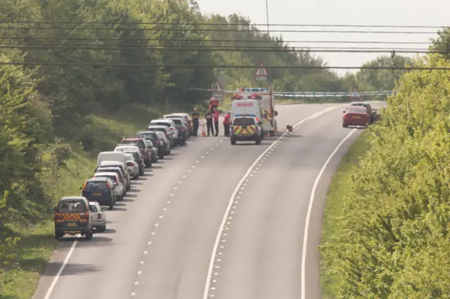 Search teams after a crash