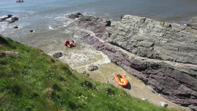 RNLI at Polzeath