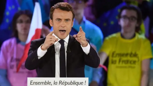 Emmanuel Macron, 1 May 17