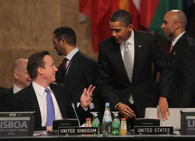 David Cameron and Barack Obama in 2010