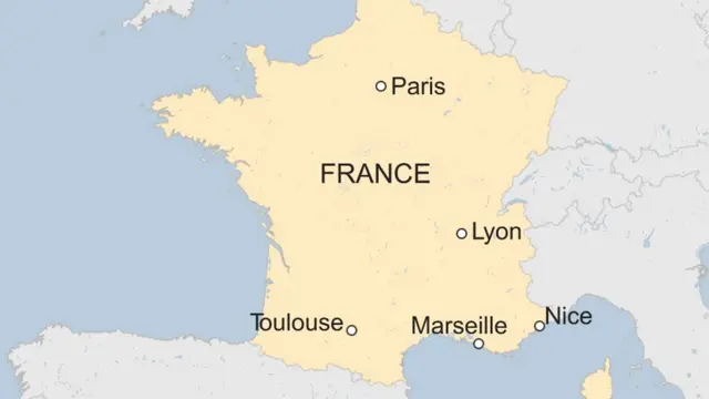 Map of France