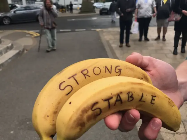 Bananas branded "strong" and "stable"