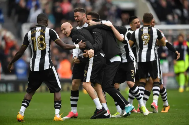 Newcastle win title