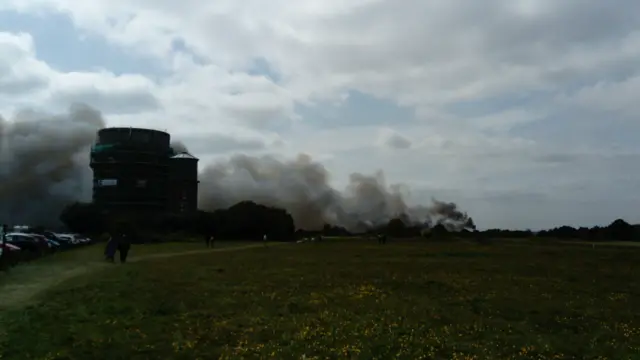 Another shot of Southwold gorse fire