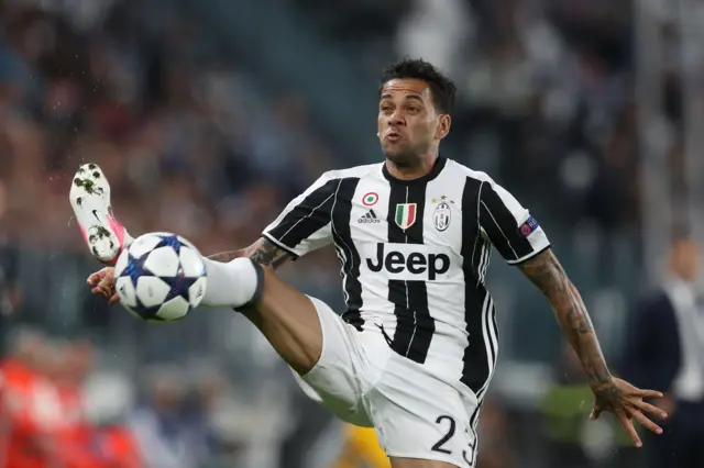 Dani Alves of Juventus