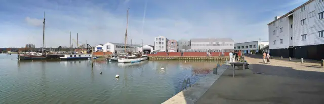 Proposed view from the Tide Mill