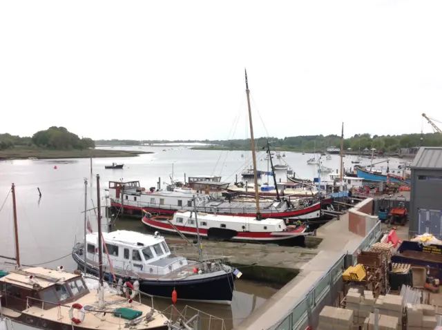 View from Deben Wharf