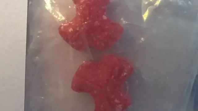 Red ecstasy tablets