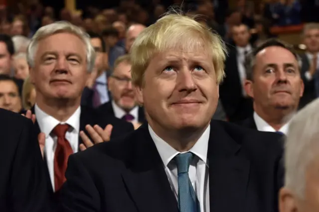 David Davis, Boris Johnson and Liam Fox