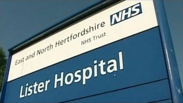 Lister Hospital sign