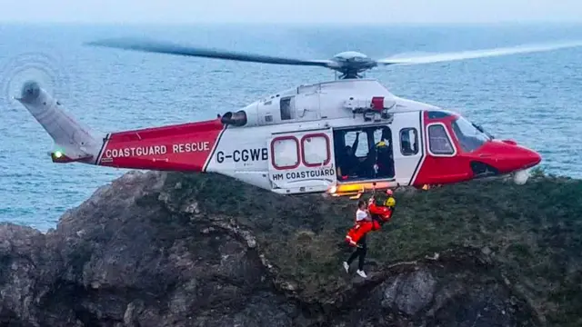 Stair Hole rescue