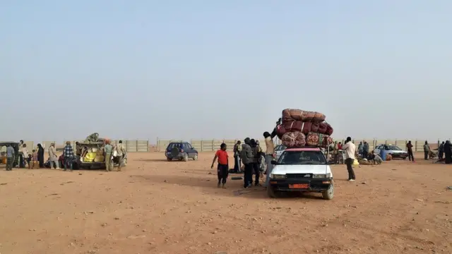 Migrants in Agadez, northern Niger. 30 May 2015