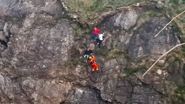 Stair Hole rescue