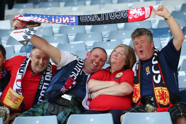 Scotland supporters