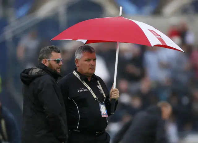 Umpires at Edgbaston