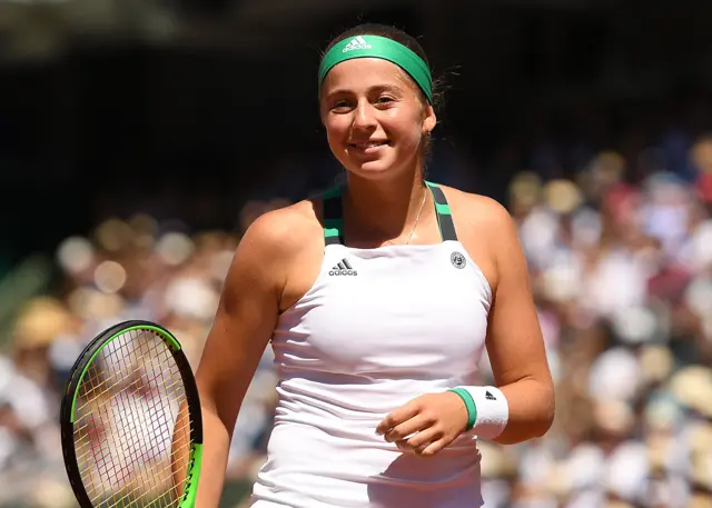 Jelena Ostapenko smiles