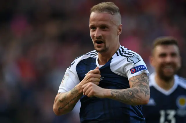 Scotland striker Leigh Griffiths