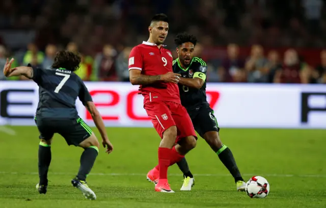 Aleksandar Mitrovic & Ashley Williams