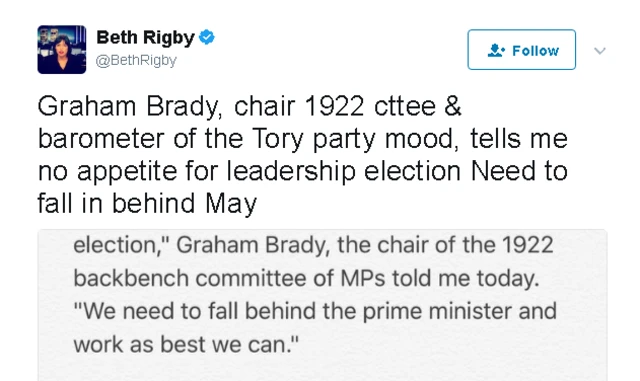 Beth Rigby tweet