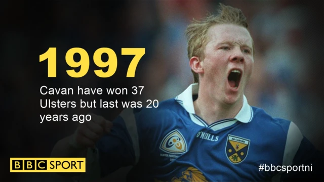 Cavan beat Derry in the 1997 Ulster decider