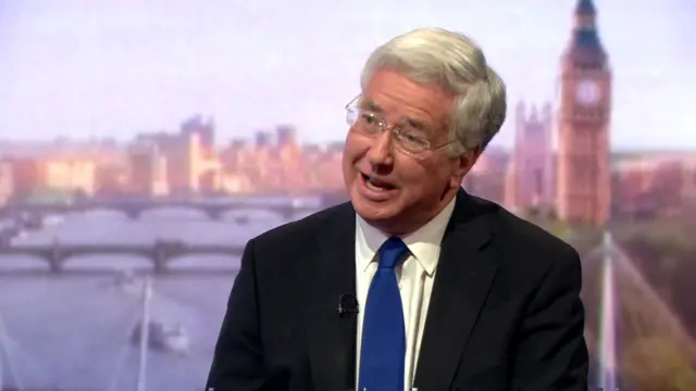 Sir Michael Fallon on Andrew Marr Show