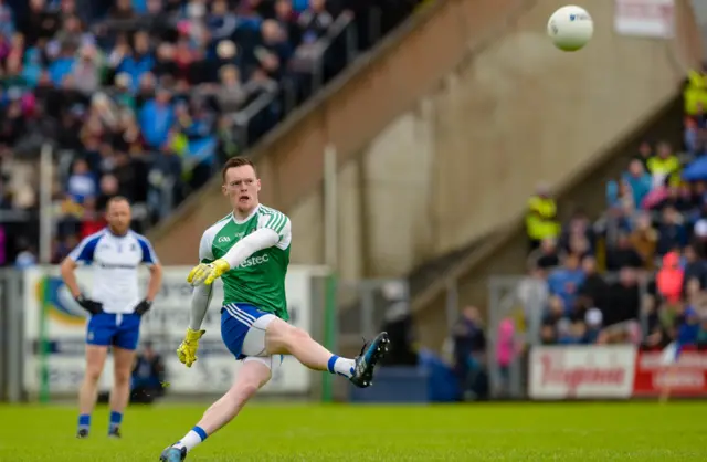 Rory Beggan slots over for Monaghan