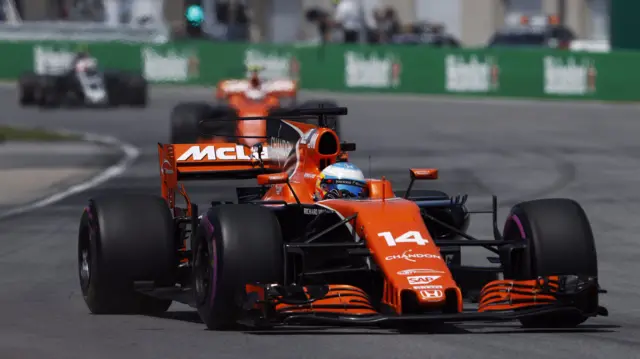 Fernando Alonso and Stoffel Vandoorne