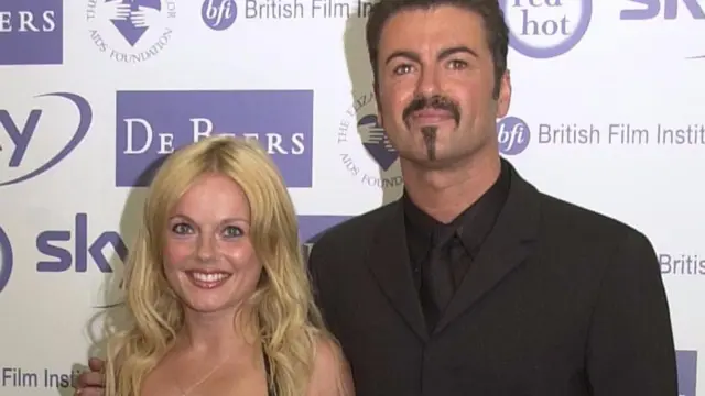 Geri Horner and George Michael