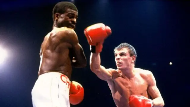 Errol Christie fights Mark Kaylor