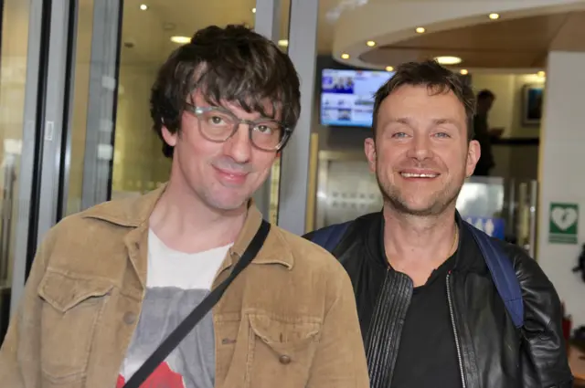 Graham Coxon and Damon Albarn