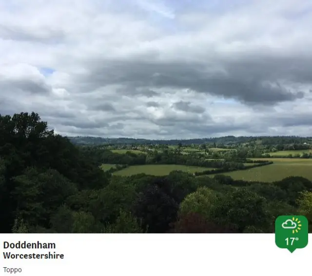 Photo of the Doddenham countryside