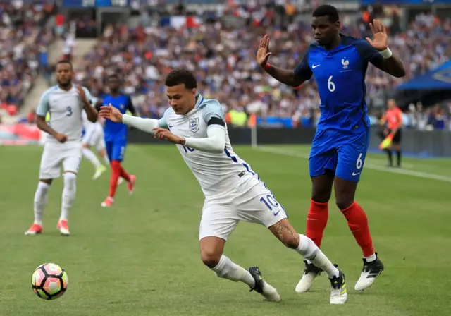 Dele Alli and Paul Pogba