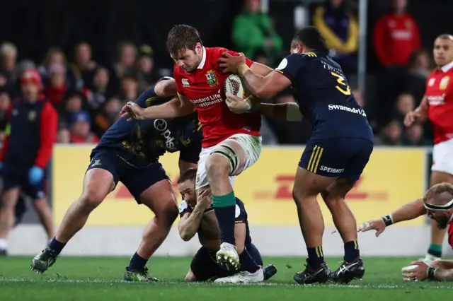 Iain Henderson of the Lions