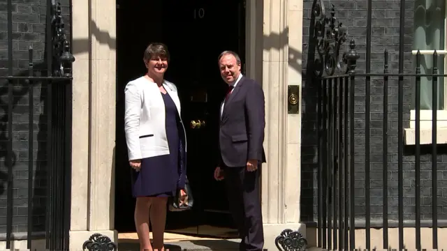 Arlene Foster and Nigel Dodds