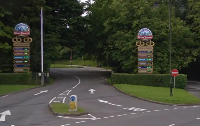 Alton Towers entrance